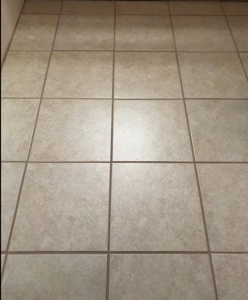 My DIY Tiled Floor