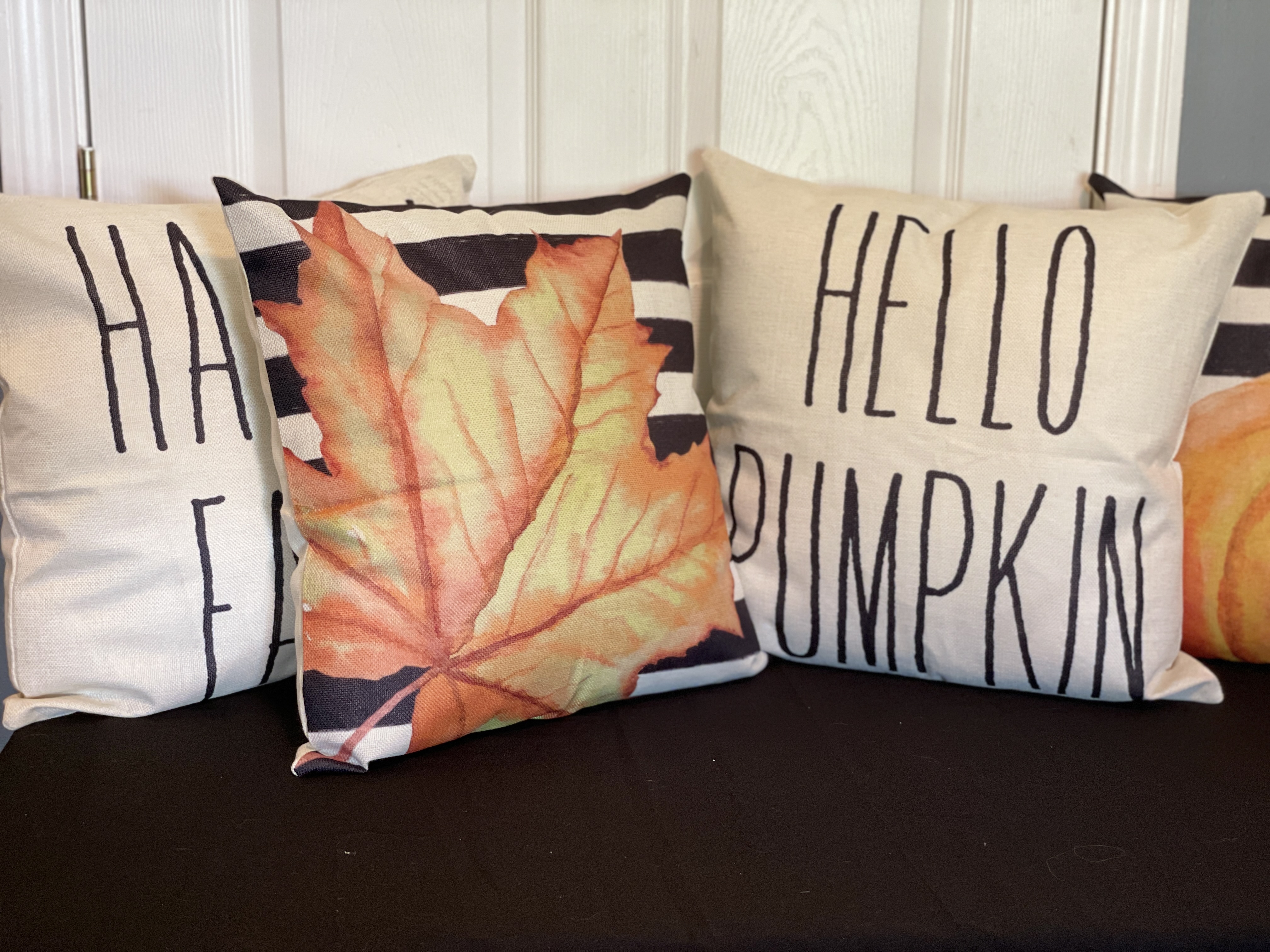 Fall themed pillows